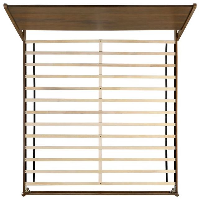 Elements International Malibu Walnut Full Panel Bed-2