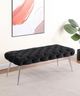 Coaster® Ella Black Upholstered Bench-4