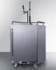 Summit® 24" Stainless Steel Built-In Cold Brew/Nitro-Infused Coffee Kegerator-1