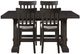 Steve Silver Co. Napa 5-Piece Dusky Cedar/White Counter Dining Set-0