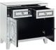 ACME Furniture Noralie Mirrored Cabinet with Two Drawers-2