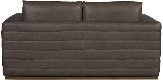 Bernards Linné Brown Loveseat-4