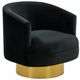 VIG Furniture Divani Casa Basalt Black/Gold Chair-0