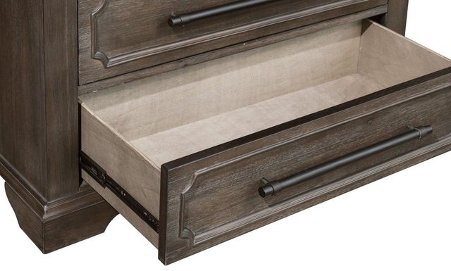 Mazin Furniture Toulan Distressed Dark Oak Chest-3