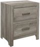 Homelegance® Mandan Weathered Gray Nightstand-0