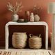 TOV Furniture Earthenware Narrow Brown  Flower Vase-1