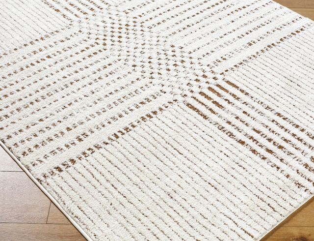 Surya Architect Dark Brown/Ivory 5'x7' Style 2 Area Rug-1