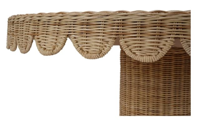 Bramble Customizable Scalloped 48" Dining Table-2