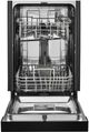 Whirlpool® 18" Black Front Control Built In Dishwasher-2