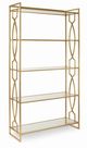 Century® Monarch Tyler Clear/Gold Leaf Etagere-0