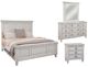 American Woodcrafters 1020 Salter Path 4-Piece White Queen Bedroom Set-0
