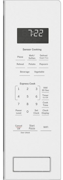 GE Profile™ 2.2 Cu. Ft. White Built In Microwave-3