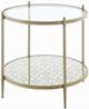 ACME Furniture Zaba Glass Top End Table with Champagne Base-0