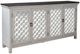Liberty Furniture Westridge Antique White/Brown 72" Accent Cabinet-0