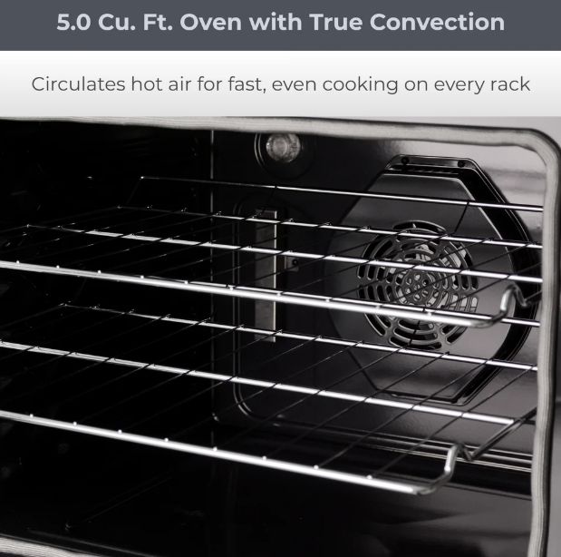 Kenmore® PRO 30" Stainless Steel Freestanding Electric Range with True Convection-4