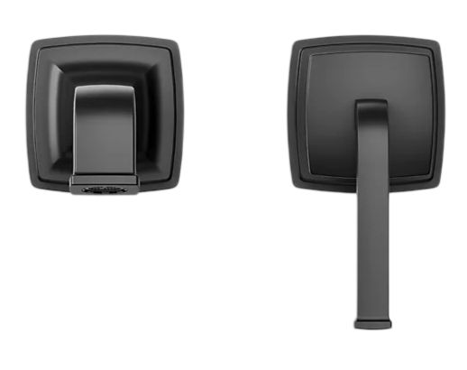 KOHLER® Riff® Matte Black Wall-Mount Single-Handle Bathroom Sink Faucet-1