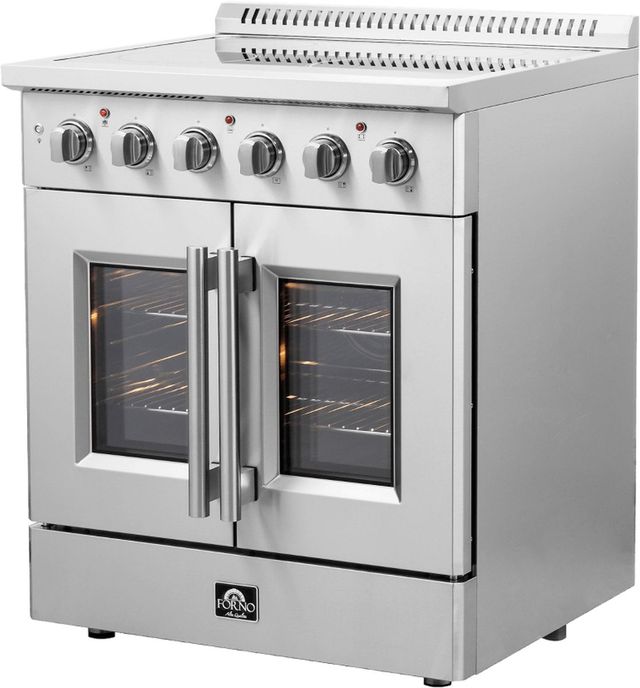 FORNO® Galiano 30" Stainless Steel Pro Style Electric Range-2