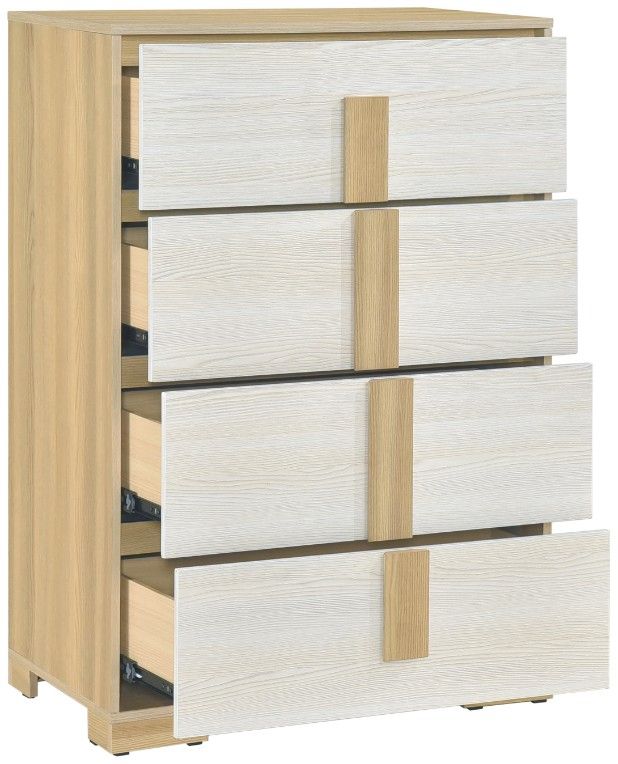 Homelegance® Sterling Natural/White Chest-3