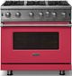 Viking® 5 Series 36" Valentine Pro Style Natural Gas Range-3