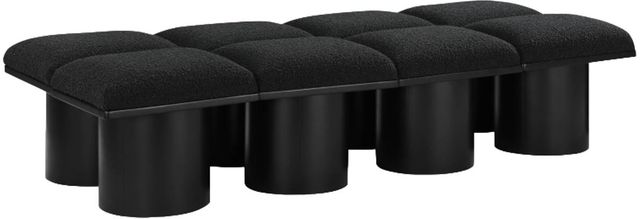Meridian Furniture Pavilion 8-Piece Black 72" Modular Bench Set-0