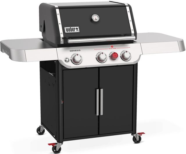 Weber® Genesis 3-Burner Black Freestanding Liquid Propane Gas Grill-1