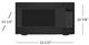 Café™ 1.5 Cu. Ft. Matte Black Countertop Microwave-2