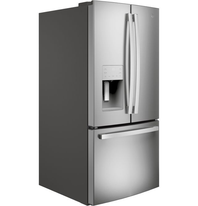 GE® 33" 23.6 Cu. Ft. Fingerprint Resistant Stainless Steel French Door Refrigerator-4