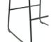 Elements International Seth Distressed Black Bar Stool-1