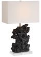 Uttermost® Basalt Black Stone Table Lamp-0