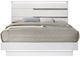 New Classic® Home Furnishings Paradox 4-Piece White California King Panel Bedroom Set-2