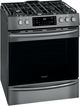 Frigidaire Gallery® 30" Black Stainless Steel Free Standing Gas Range with Air Fry-1