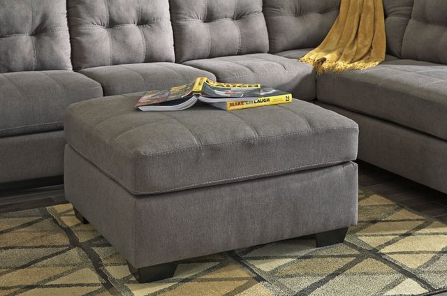 Benchcraft® Maier Charcoal Accent Ottoman-1
