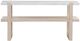 Bassett Mirror Newport White Console Table with Sunbleached Ash-1
