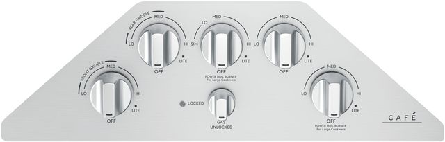 Café™ 36" Brushed Stainless Steel Gas Cooktop-3
