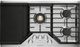 Monogram® 36" Stainless Steel Deep-Recessed Natural Gas Cooktop-1
