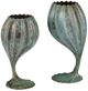 Currey & Company 2-Piece Verdigris Utrecht Decorative Object Set-1