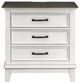 Homelegance® Chesterton Antique White/Dark Brown Nightstand-2