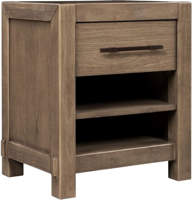 Modus Furniture Roycroft Harvest Wood 1-Drawer Nightstand-0
