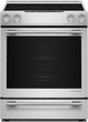KitchenAid® 30” PrintShield™ Stainless Steel Convection Electric Slide-In Gas Range with 5 Element and Baking Drawer-0