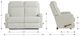 La-Z-Boy® Finley Dove Manual Wall Reclining Loveseat-2