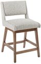 Olliix by INK+IVY Light Grey Boomerang Counter Stool-0