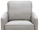Leather Italia™ Georgetowne Turner Gray Swivel Glider Chair-1