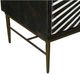 Basset Mirror Talley Sandblasted Black/White Server-3