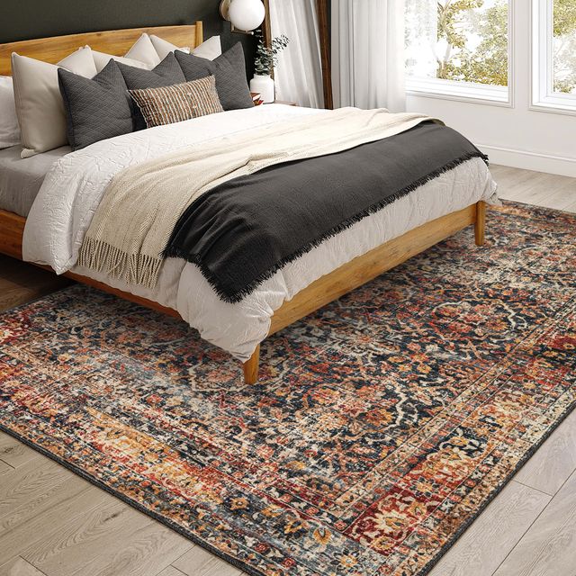 Dalyn™ Rug Company Jericho Charcoal 5'x8' Area Rug-4