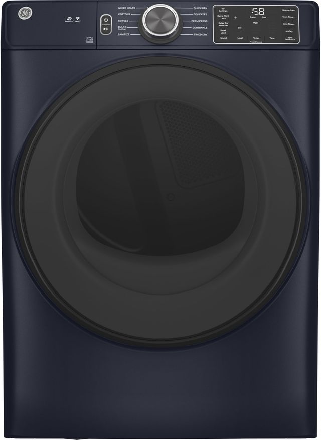 GE® 7.8 Cu. Ft. Sapphire Blue Smart Front Load Electric Dryer-0