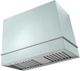 La Cornue Loge Series 44" Roquefort Wall Mounted Range Hood with Polished Chrome Trim-0
