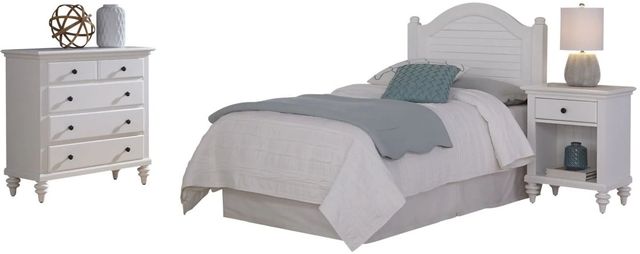homestyles® Bermuda 3-Piece Off-White Twin Bed-0