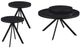 Coaster® Briggs 3-Piece Marble Printed Glass Top Occasional Table with Black Base Set-0