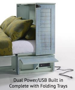 Night & Day™ Furniture Poppy Murphy Cabinet Bed-2