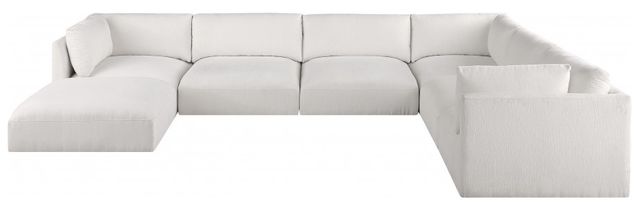 Meridian Furniture Ease 7-Piece Cream Modular Sectional-1